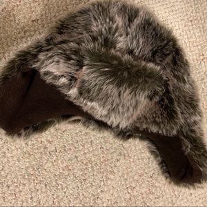 Baby boy fur hat